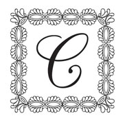 Custom Square Monogram Stamp