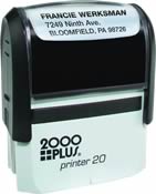 Order the 2000 plus Printer 20 Self-Inking Rubber Stamp for Stamping MEDIA MAIL