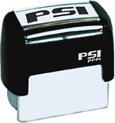 Order a PSI 1444 Self-Inking Rubber Stamp. It is a Premium Pre-inked stamp that is good for about 20,000 impressions before needing more ink.