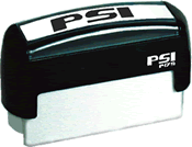 Order a PSI 1479 Self-Inking Rubber Stamp. It is a Premium Pre-inked stamp that is good for about 20,000 impressions before needing more ink.