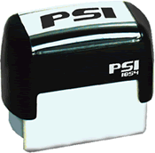 Order a PSI 1854 Self-Inking Rubber Stamp. It is a Premium Pre-inked stamp that is good for about 20,000 impressions before needing more ink.