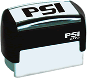 Order a PSI 2773 Self-Inking Rubber Stamp. It is a Premium Pre-inked stamp that is good for about 20,000 impressions before needing more ink.