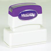 Order a MaxLight XL2-115 pre-inked rubber stamp.