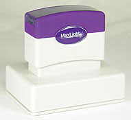 Order a MaxLight XL2-225 pre-inked rubber stamp.