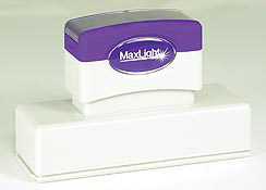 Order a MaxLight XL2-265 pre-inked rubber stamp.