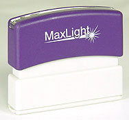 Order a MaxLight XL2-55 pre-inked rubber stamp.