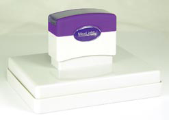 Order a MaxLight XL2-800 pre-inked rubber stamp.